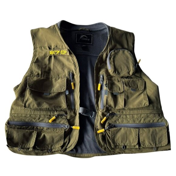 White River Fly Shop Fishing Vest 270 WRFS Multi Pocket Utility Outdoors Men's M - Picture 13 of 13